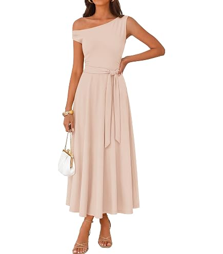 One Shoulder Bridesmaid Dresses for Women 2026 Infinity Dresses Tea Length Convertible Wedding Guest Dress YH79 0 Aqua : Clothing, Shoes & Jewelry