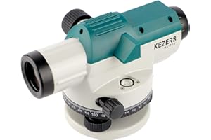 KEZERS 32X Automatic Optical Level Kit with Self- Leveling Magnetic Dampened Compensator and Transport Lock,High Precision Height/Distance/Angle Level Measure - KL-32X
