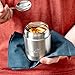 LunchBots Thermal 8 oz Triple Insulated Food Container - Hot 6 Hours or Cold 12 Hours - Leak Proof Thermos Soup Jar - All Stainless Interior - Green
