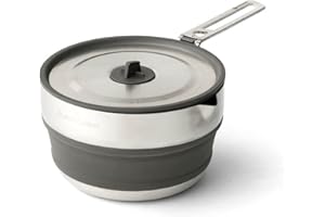 Sea to Summit Detour Stainless Steel Collapsible Pouring Pot, 1.8 Liters
