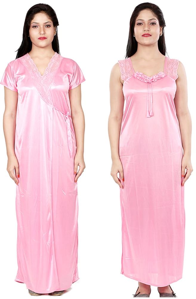 two piece night dress for ladies