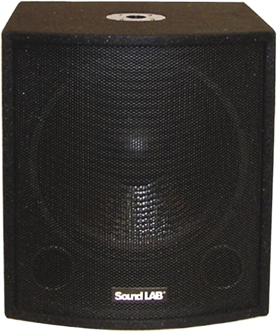 Soundlab 15" Black Bass Bin Speaker Amazon.co.uk Electronics