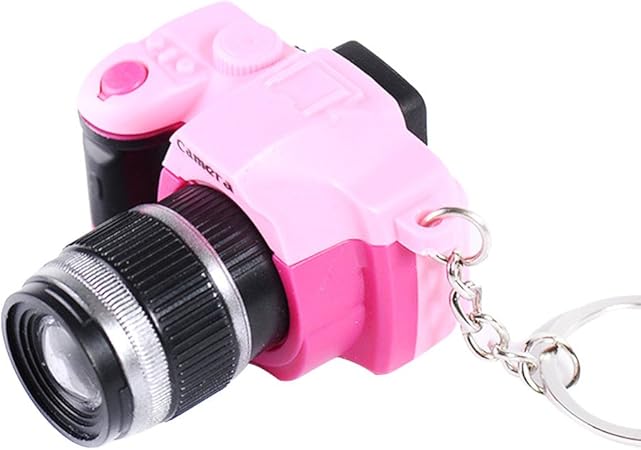 Amazon Uploter ミニ トイ Led カメラ チャーム バッグ キーチェーン フラッシュライト付き サウンド効果 ギフト おもちゃ 赤ちゃん 幼児のおもちゃ おもちゃ