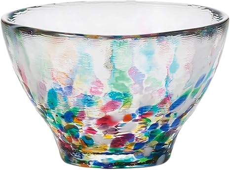 Amazon Co Jp アデリア 津軽びいどろ 酒器 盃 ねぶた 85ml 1個箱入 日本製 F ホーム キッチン