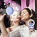 Ring Light, Selfie Light, Rechargeable 48 LED Selfie Ring Light for iPhone, Yarrashop 3 Modes Dimmable Clip Ring Lights for Camera Smartphones Tablets Laptop