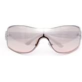 SA106 Womens Elegant Rimless Shield Wrap Luxury Designer Sunglasses