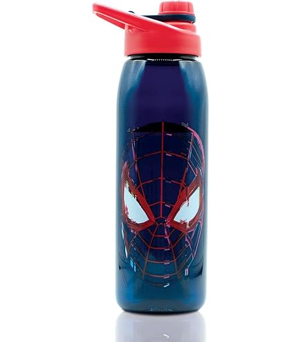 Marvel Moon Knight Edelstahl-Wasserflasche – 482 Ml, Doppelwandig Isoliert, Schwarz