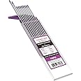 YESWELDER TIG Weld Tungsten Electrode 1/8"x 7" 10-pk, NonRadioactive Comparable to E3 Purple