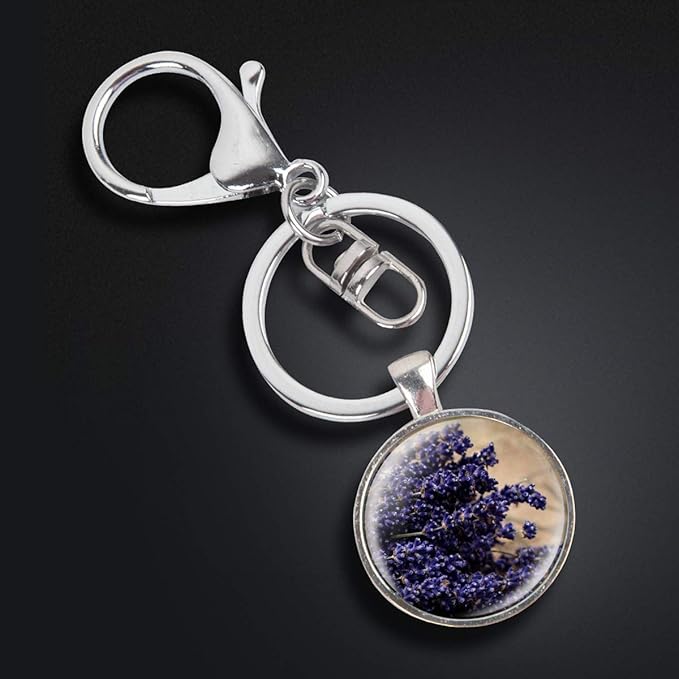 Stainless Steel Keychain with Key Ring, Lightweight Decorative Key