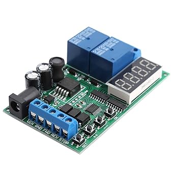 5v 24v Motor Forward Reverse Controller Timing Delay Time Cycles Relay Motor Controller Board Amazon Com Industrial Scientific