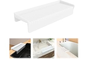 SINK COVER Sink Edge Protectors for Kitchen and Bathroom, Silicone Splash Guard, Countertop Protection from Scratches, Stains, Splashes - Sink Protector for Stainless Steel, Granite, Quartz