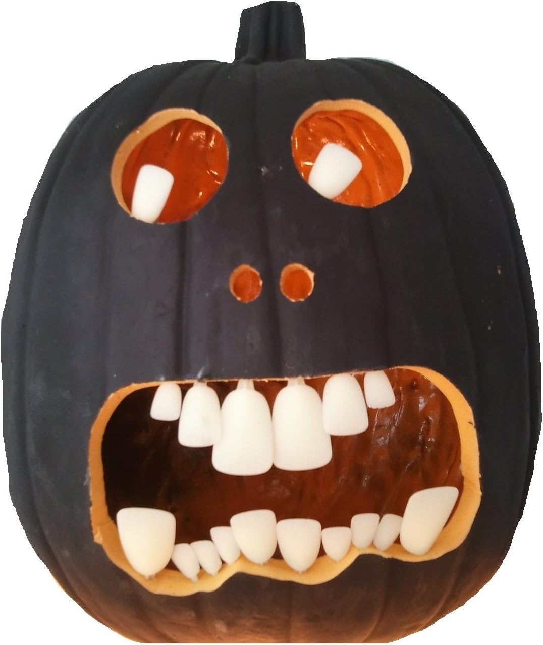 Buck Bright White Pumpkin Teeth (18 per package)