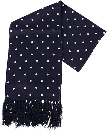 Mens silk scarf polka dot Clearance