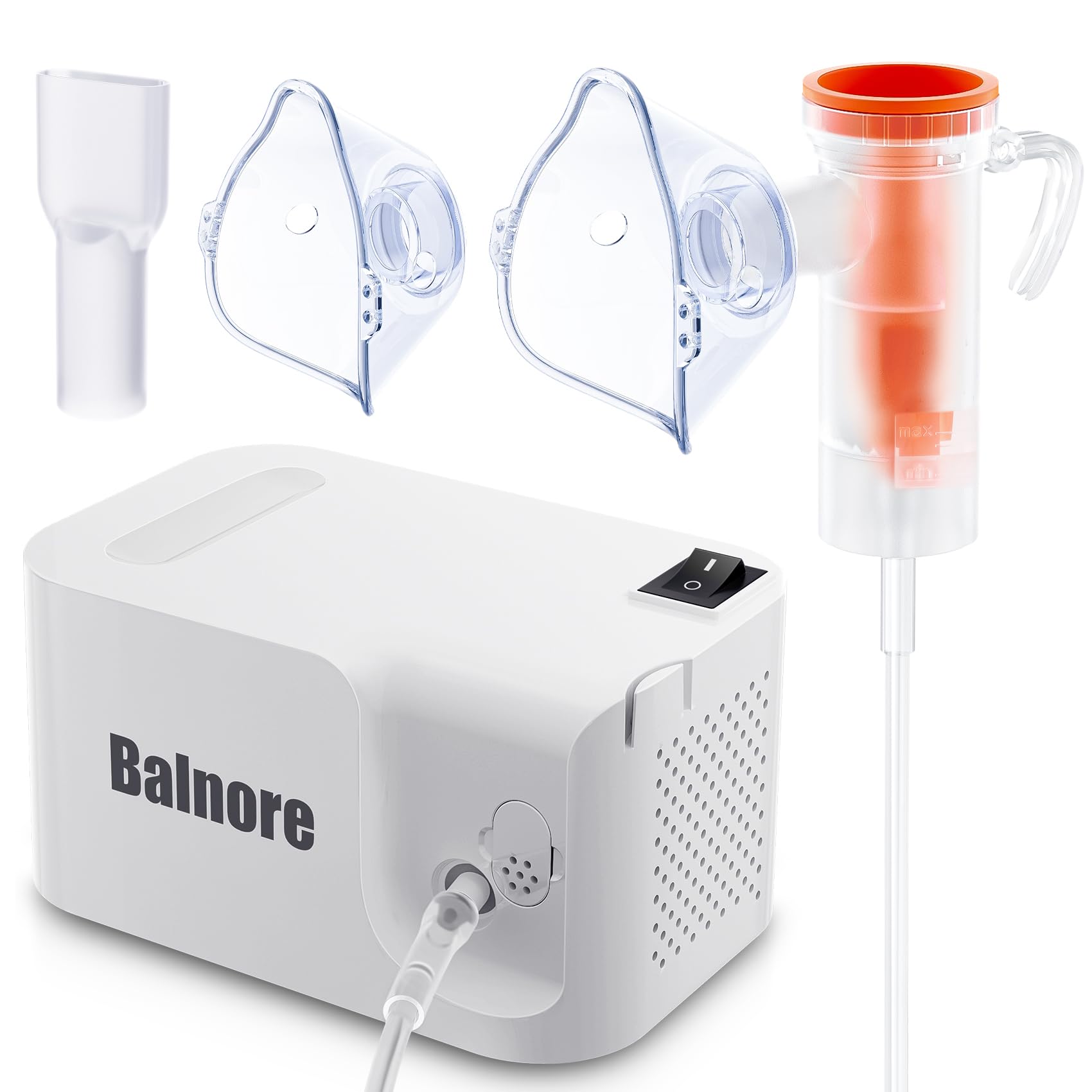 Photo 1 of Piston Compressor Nebulizer, Portable Nebulizer for Adults and Kids, Nebulizer Machine for Breathing Treatment, High Efficiency, Easy Absorption, Desktop Nebulizer for Home Daily Use