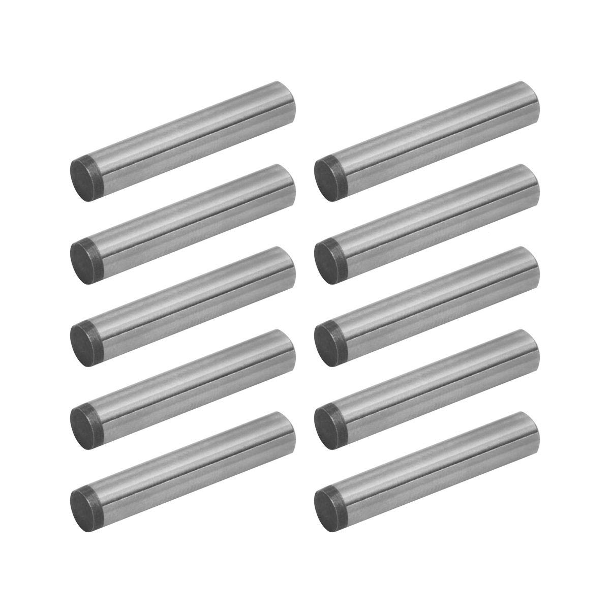 POWERTEC 71477 Hardened Steel Dowel Pins 3/16 Inch | Heat Treated and Precisely Shaped for Accurate Alignment – 10 Pack