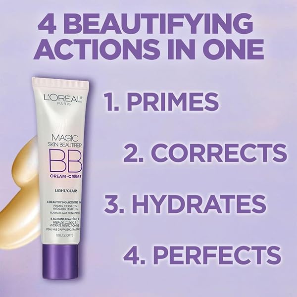 L’OREAL PARIS MAGIC BB CREAM FACE MAKEUP ANTI-REDNESS W/ VITAMIN C AND E, 1 FL. OZ., PACK OF 2