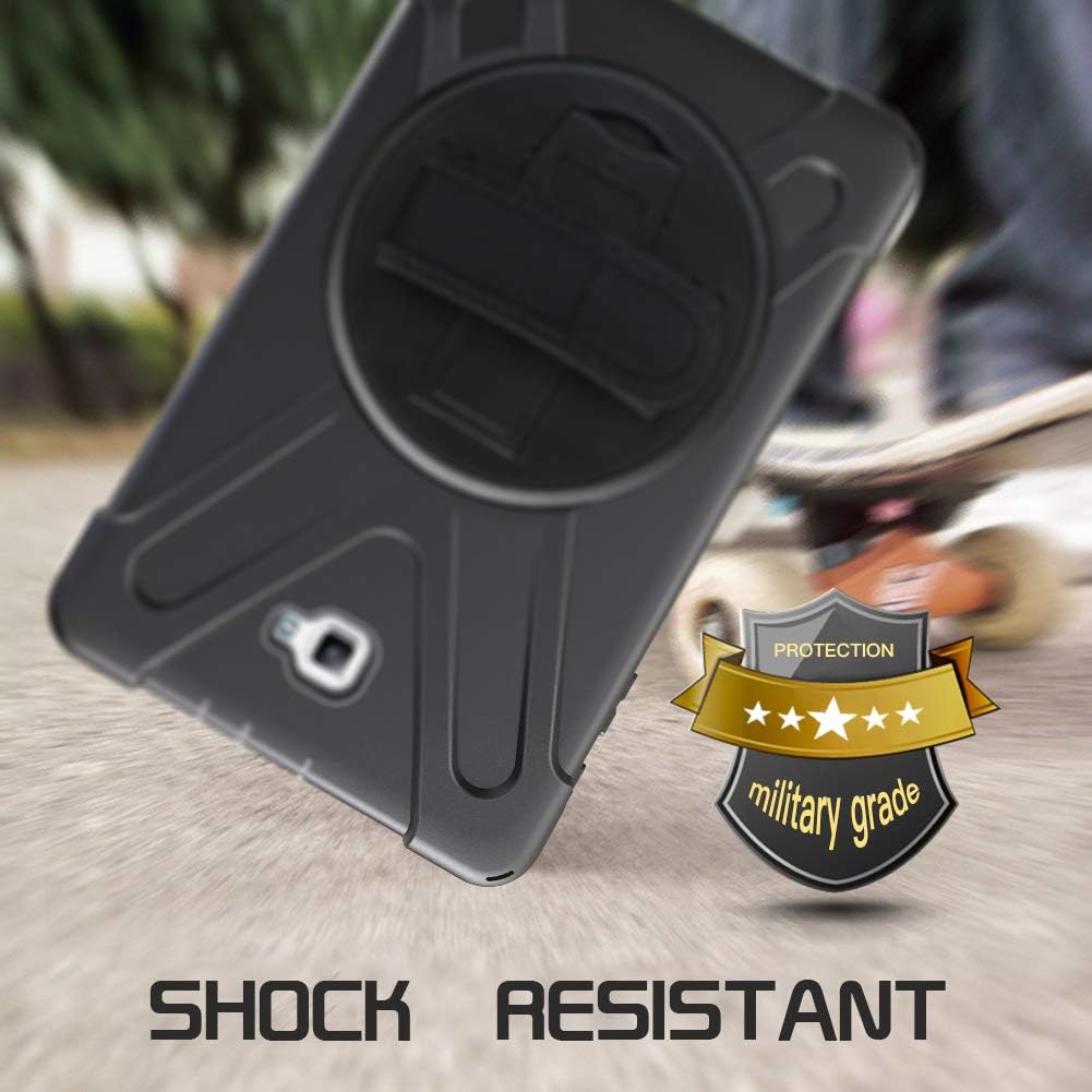 Gerutek for Samsung Galaxy Tab A6 10.1 2016 Case, SM T580/T585 Case Shockproof with 360 Rotating Stand - Image 4