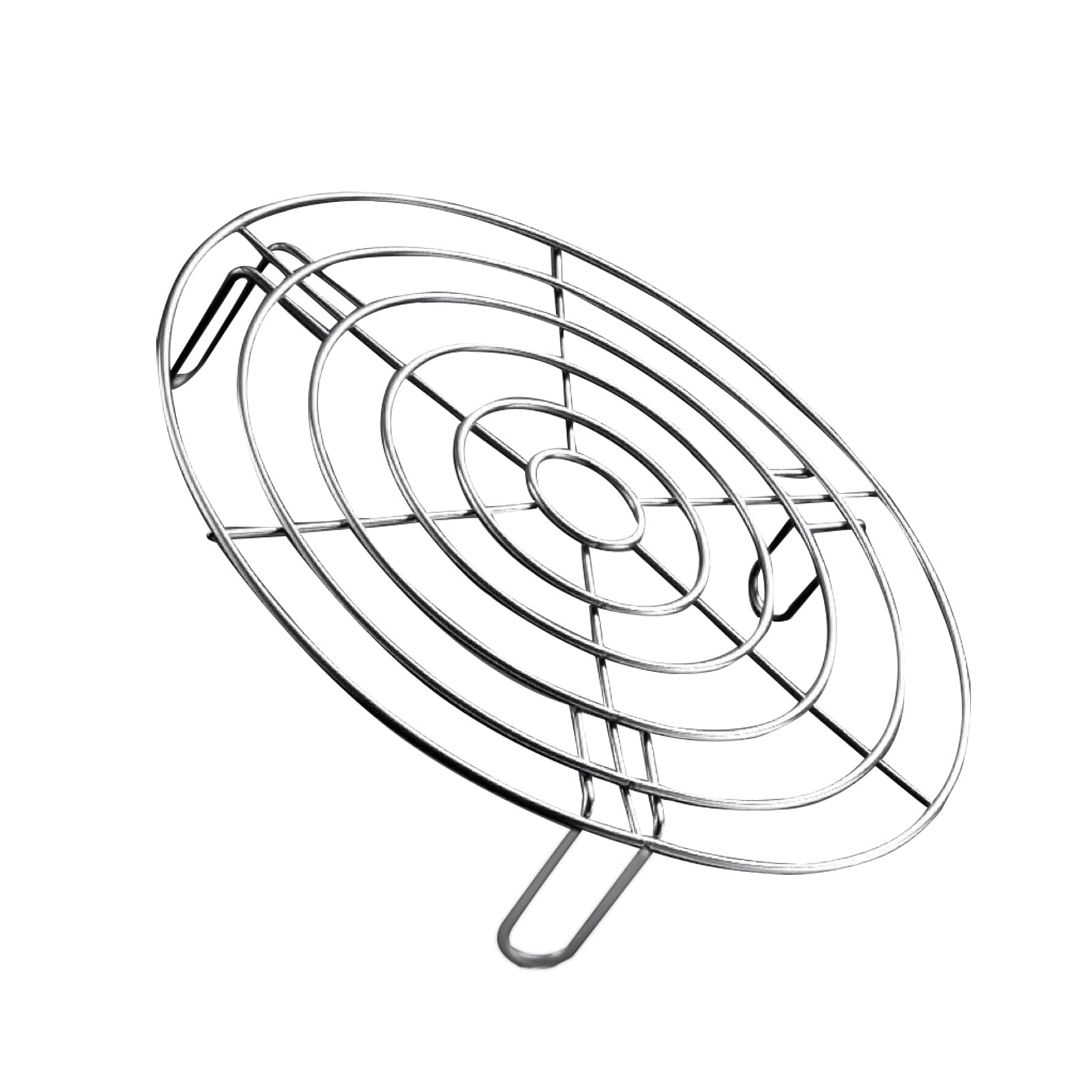 GLAITC Round Steam Rack, Stainless Steel Roasting Rack Multi-Purpose Cooking Cooling Racks Stand Steaming Air Fryer Accessories Kitchen Tools for Fryer, Steamer, Microwave Ovens Baking, 19.5cm