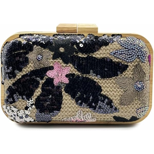 Beaded Purses For Women Fecialy Embroidery Clutch Purses For Women - Main Image