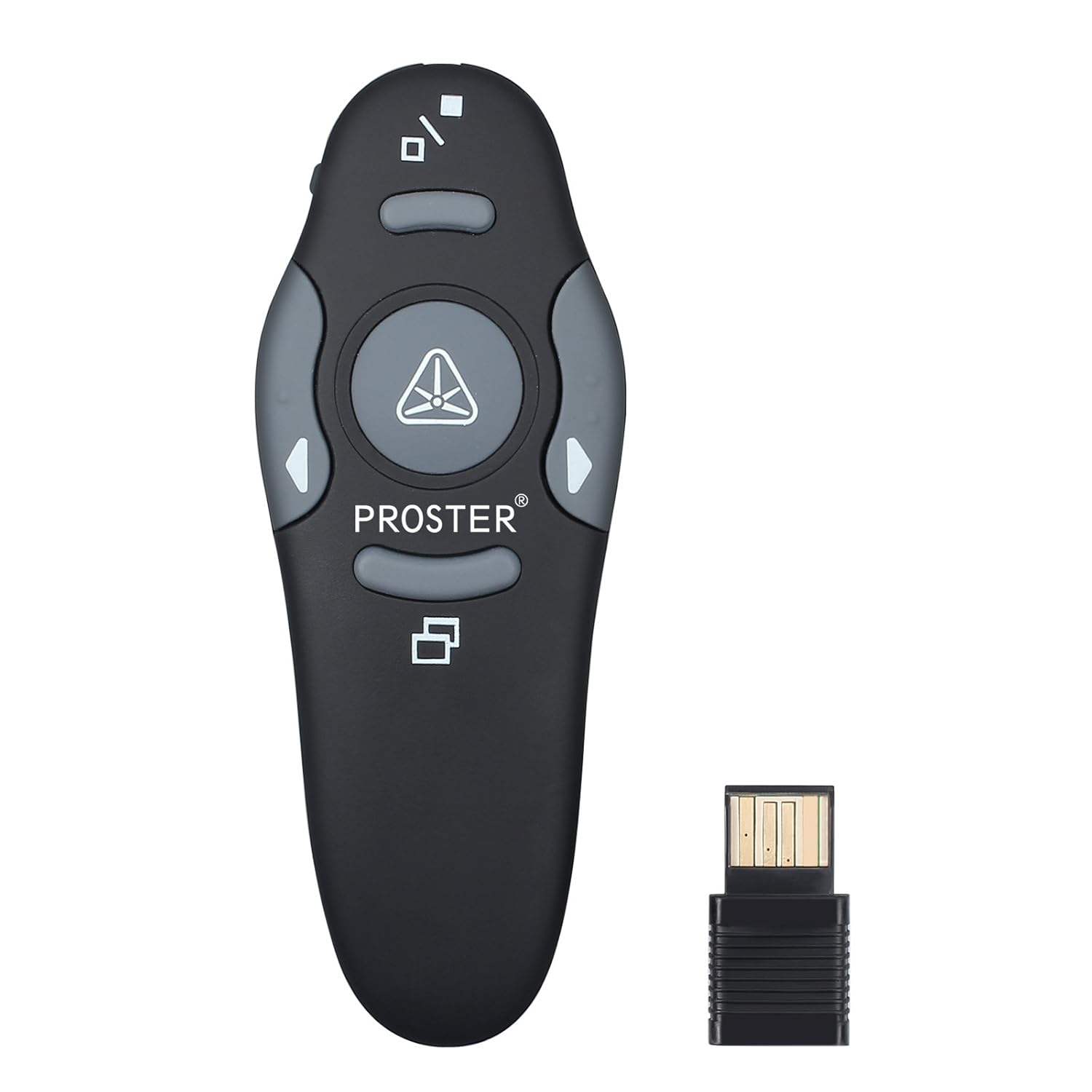 Proster Puntero para Presentaciones  GHz Inalámbrico USB PowerPoint PPT Presentador Control