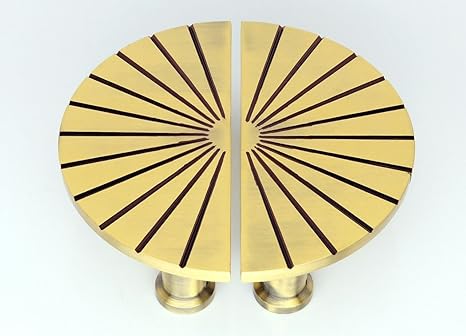 Brass Half Round Cupboard Pull Handle Set Amazon In Home Kitchen