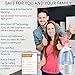 Ultrasonic Cool Mist Humidifier - Best Air Humidifiers for Bedroom / Living Room / Baby with Night Light - Whole House Solution - Large 3L Water Tank - Auto Shut Off & Filter-Free - Gift Box, GENIANI
