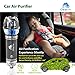Clean Air Car Air Purifier 2018 | Portable Car Freshener & Ionizer Air Purifier | Cigarette, Smoke, Odor, Pet Smell & Dust Eliminator | Available for Car,Home, or RV | Alleviate Allergies & Asthma 12v