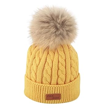 yellow infant hat