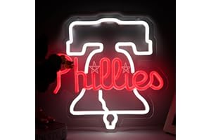 Pugna Baseball Merch Neon Signs for Wall Decor Sports Neon Lights for Bedroom Led Business Signs Suitable for Man Cave Bar Pub Restaurant Christmas Gift Art