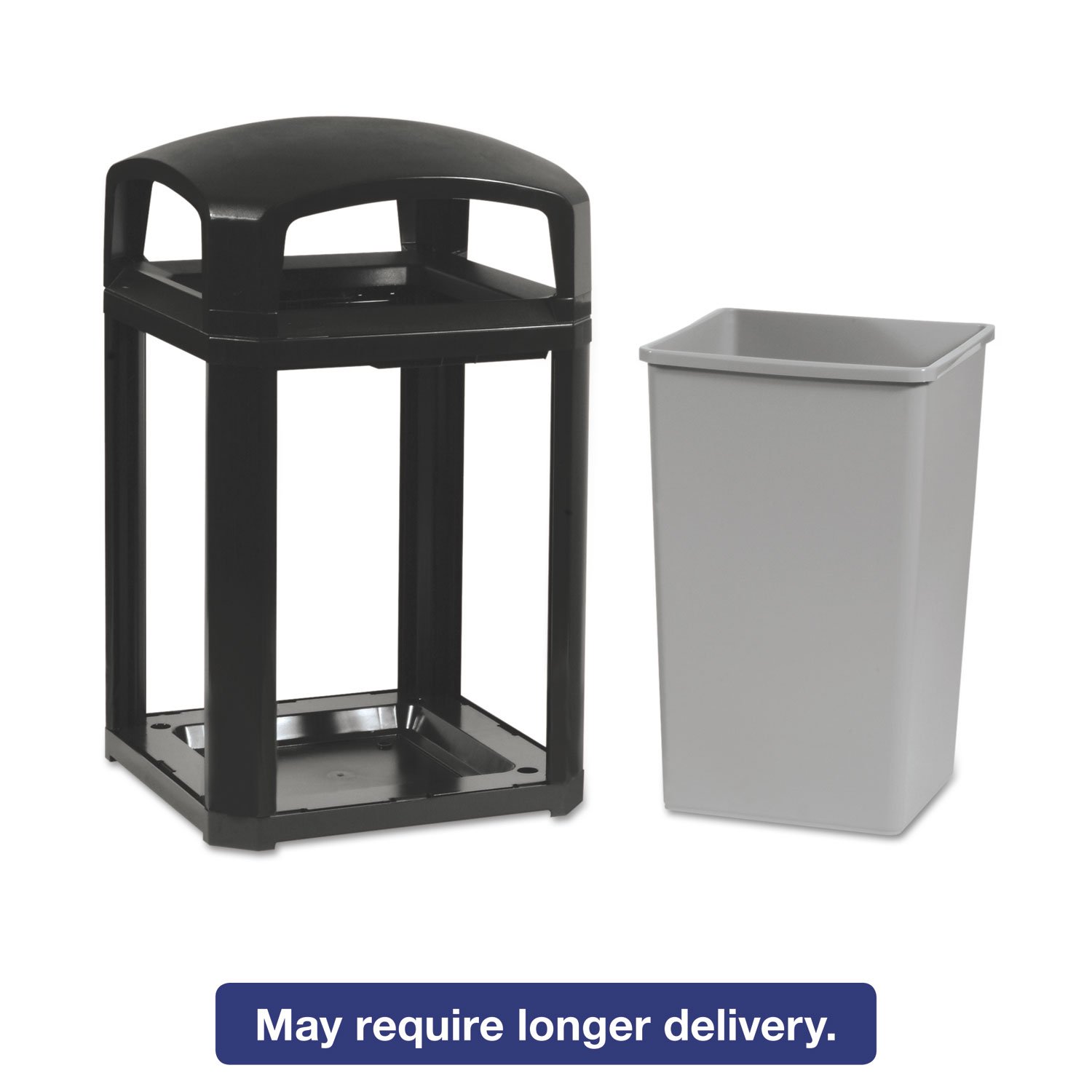 Best Rubbermaid Landmark Series Receptacle  35 Gallon Dome Top