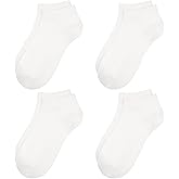 SIPCOLOR Ankle Socks for Women Thin Bamboo Viscose Breathable Low Cut Soft Casual Ladies Sock 4/8 Pairs