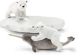 Schleich Wild Life 4pc. Polar Playground with Polar