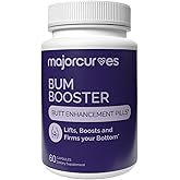 Major Curves Bum Booster Pills – Butt Enhancement for Women, Booty Growth Capsules for Bigger Bum, Curvier HIPS and Glutes, Natural Brazilian Butt Lift Alternative with Fenugreek and Wild Yam
