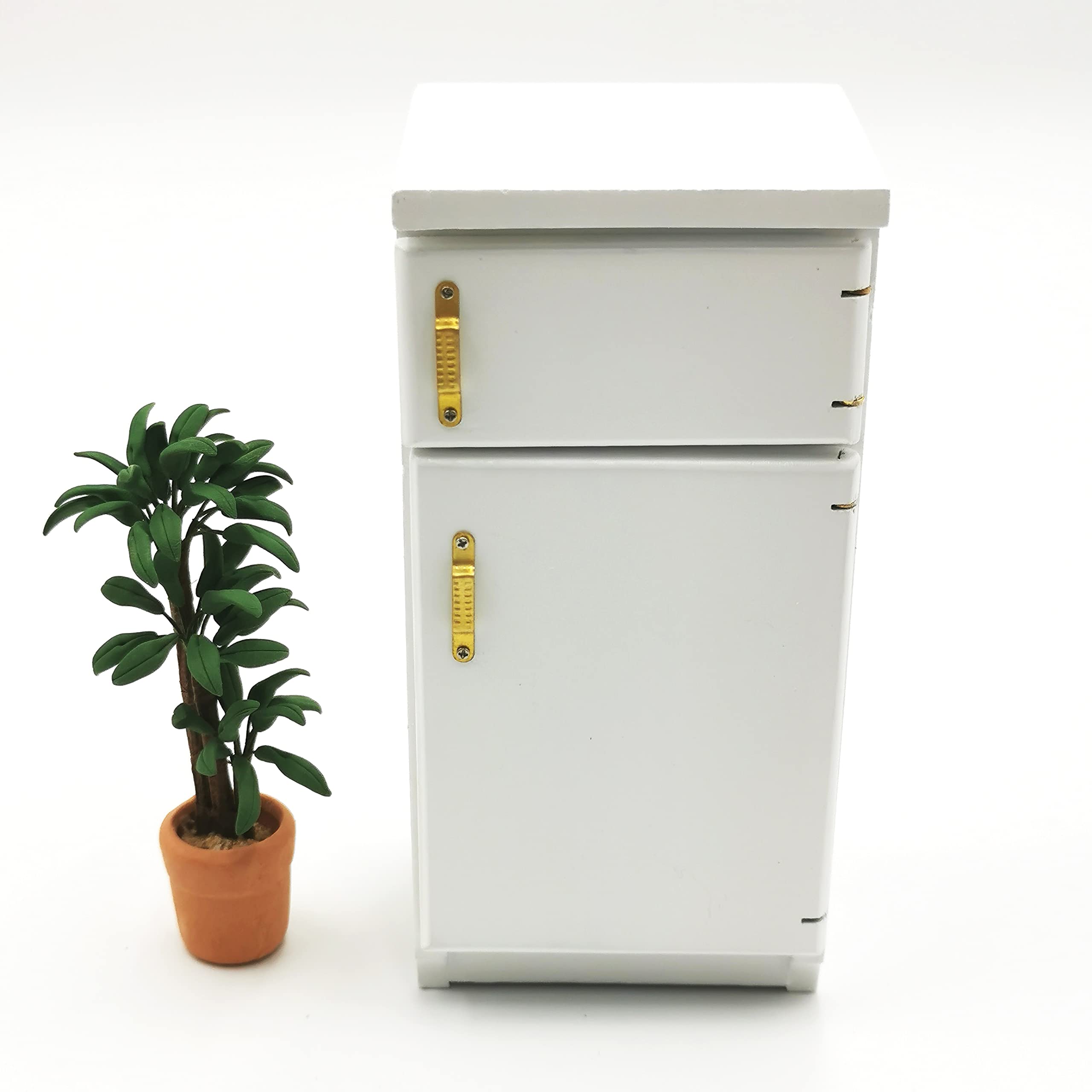 Dollhouse Decoration Accessories,Mini Dollhouse Furniture Refrigerator Miniature Living Room Pretend Play Toy