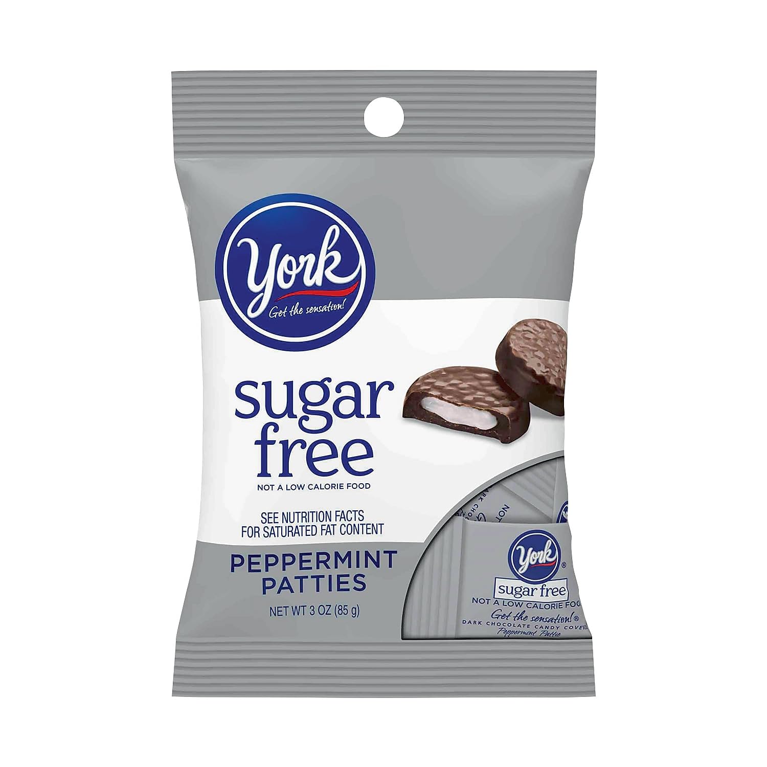 York Sugar Free Peppermint Pattie Chocolate Candy 85 g