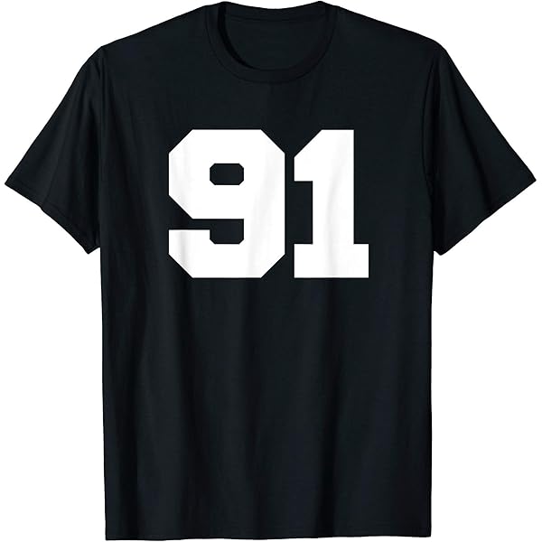 新品 9090 90 Numbering Game Shirt Amazon.com: Number 90 Sports Jersey Player #90 Fan FRONT