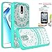 Moto G4 / G4 Plus Clear Case with Screen Protector, AnoKe [Scratch Resistant] Colorful Mandala Flower Dream Catcher Slim Acrylic For Motorola Moto G 4th Gen / G Plus 4th Generation CH TM Mint