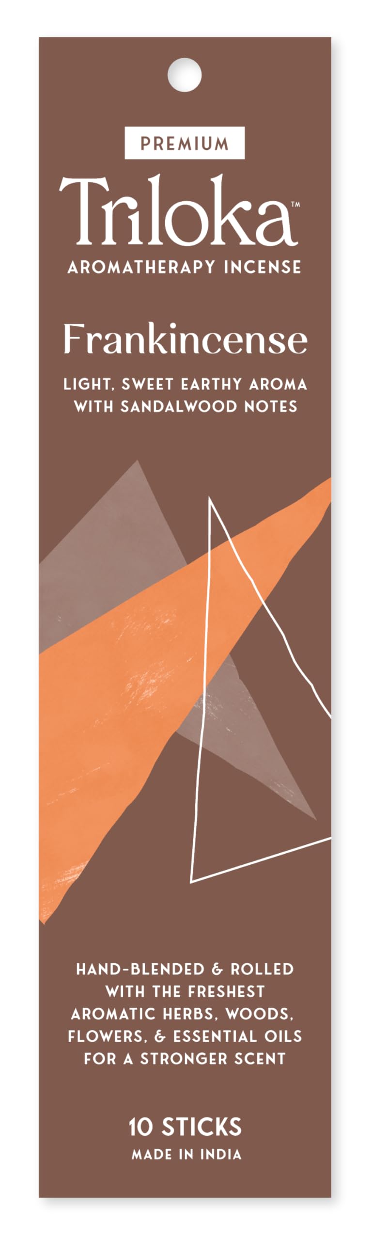 Triloka Premium Incense Sticks Windrose Trading Company, Inc. - Premium Incense Frankincense, 1 Incense