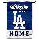 Los Angeles Dodgers Welcome To Our Home Double Sided Garden Flag