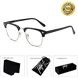 Blue Blocker Glasses by Teddith Blue Light Glasses Blue Light Filter Glasses Blue Light Blocking Lens Better Sleep Increase Focus Men/Women