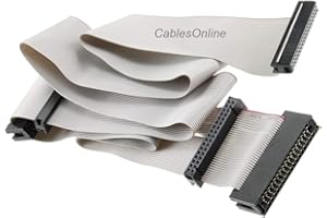 CablesOnline 24-inch Universal Floppy Drive Ribbon Cable for 3.5 or 5.25in Drives, FF-001