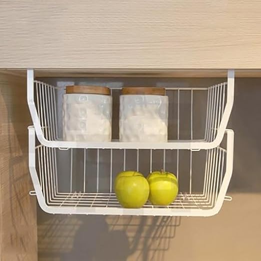 YANZIFEI Multifunción cocina Estante de acabado, Cesta de ...