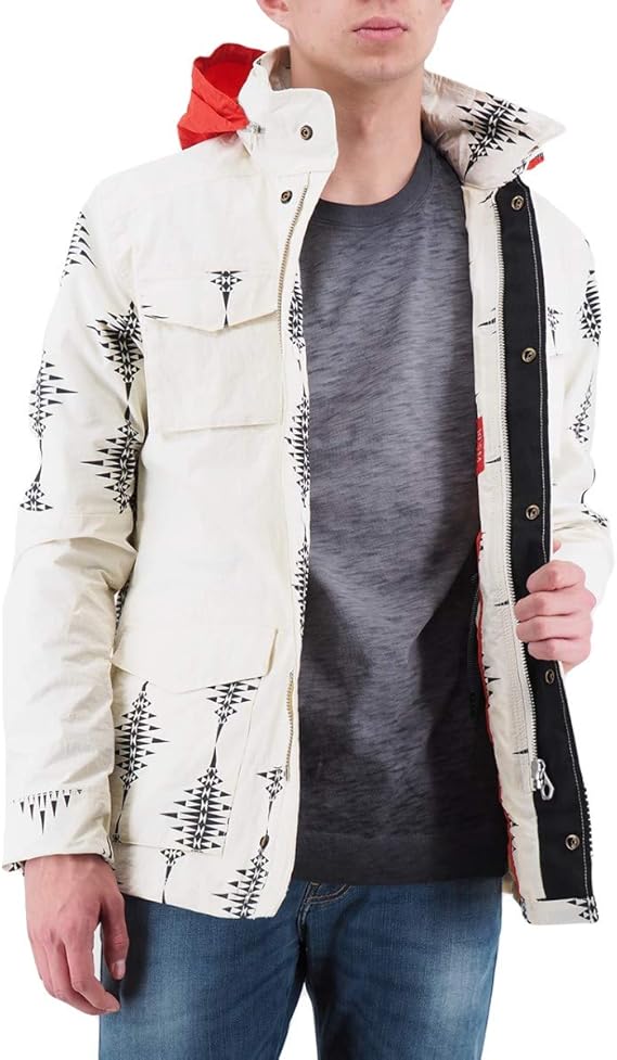 Veste militaire blanche Clearance