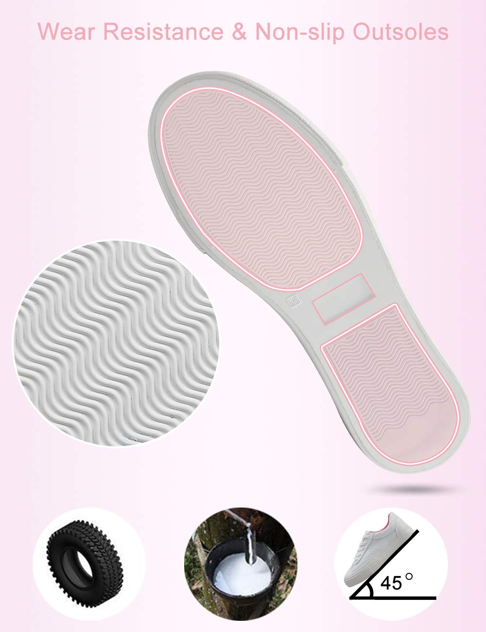 Camel Crown White Sneakers for Women Leather Casual Lace-Up Low Skate Shoes Classic Fashion Sneaker Comfortable & Fit 5.5 M US