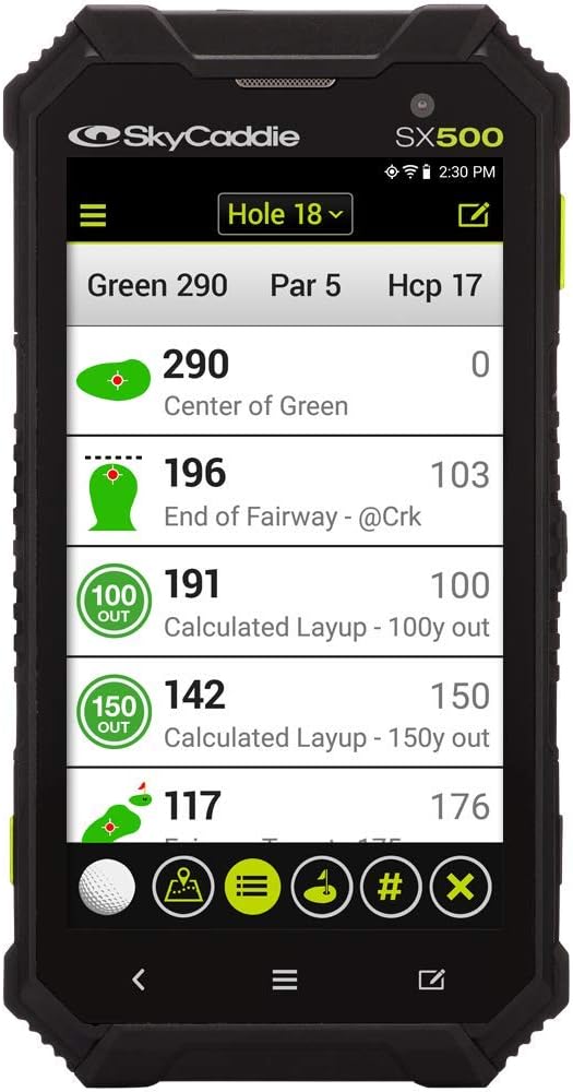 SkyCaddie SX500, Handheld Golf GPS, Black: Sports & Outdoors