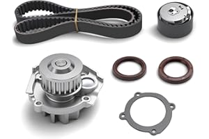 Riyhch Engine Timing Belt Kit with Water Pump Fits for Dodge Dart 2013-2016, for Fiat 500 2012-2017, 500L 2014-2017, SOHC 1.4