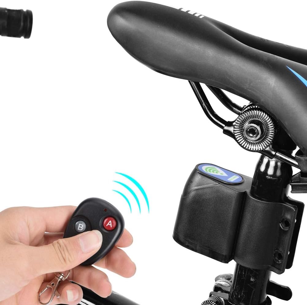 Wireless Remote Control Vibration Bicycle Alarm, Antitheft