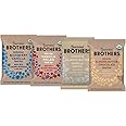 Bearded Brothers, Organic Vegan Protein Energy Bars, 4 Flavor Variety (12 Pack) - Gluten Free, Paleo, Fiber, Whole 30 | Non GMO Low Glycemic Snacks