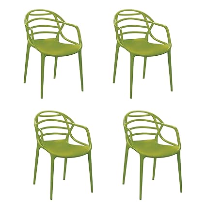 Cello Image Series Atria Set of 4 Chairs (Green)