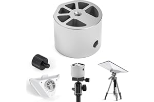 XLTTYWL 2025 Starlink Mini Tripod Adapter, Aluminum Mimi Starlink Mount with 1/4"-20 & 3/8"-16 Thread, Compatible with Mini Star Link Pipe Adapter and Flat Mount (2025 Starlink Mini Tripod Adapter)